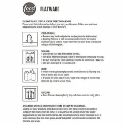 Food Network™ Flatware*Food Network 2-Pc. Classic Champagne Serving Spoon & Slotted Spoon Set